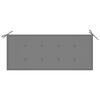 vidaXL Garden Bench with Cushion 120 cm Bamboo