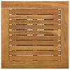 vidaXL Bar Table Black 60x60x110 cm Poly Rattan and Solid Acacia Wood