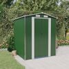 vidaXL Garden Shed Green 192x191x223 cm Galvanised Steel