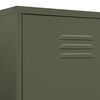 vidaXL Wardrobe Olive Green 90x50x180 cm Steel