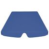 vidaXL Replacement Canopy for Garden Swing Blue 150/130x105/70 cm