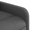 vidaXL Electric Stand up Massage Recliner Chair Dark Grey Fabric