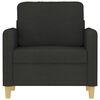 vidaXL Sofa Chair Black 60 cm Fabric