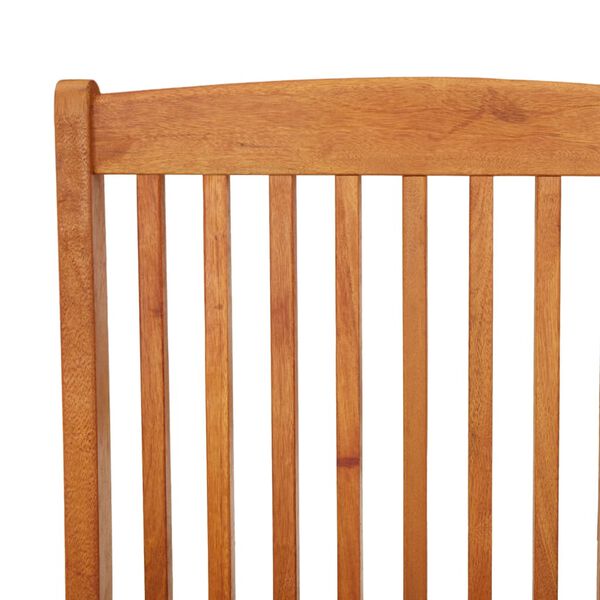 vidaXL Folding Garden Chairs 2 pcs Solid Eucalyptus Wood