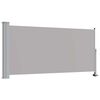 vidaXL Patio Retractable Side Awning 120 x 300 cm Grey