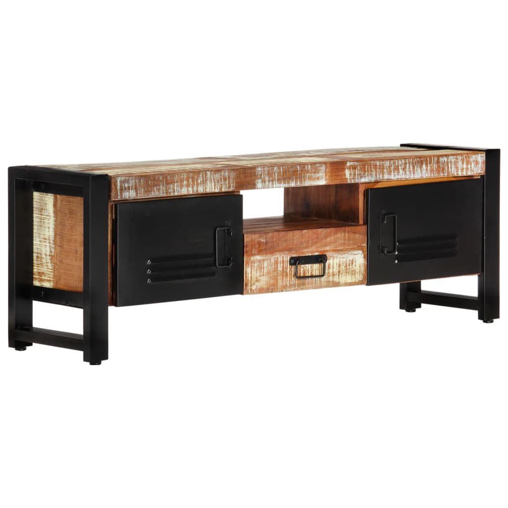 vidaXL TV Cabinet 120x30x40 cm Solid Wood Reclaimed