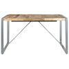 vidaXL Dining Table 140x140x75 cm Rough Mango Wood