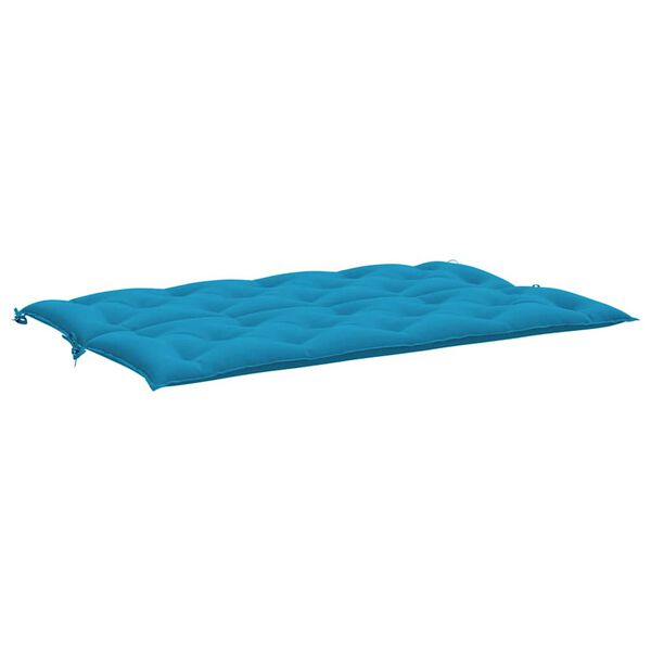 vidaXL Garden Bench Cushion Light Blue 150x(50+50)x7cm Oxford Fabric