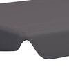 vidaXL Replacement Canopy for Garden Swing Anthracite 188/168x145/110cm