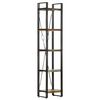 vidaXL 5-Tier Bookcase 40x30x180 cm Solid Reclaimed Wood