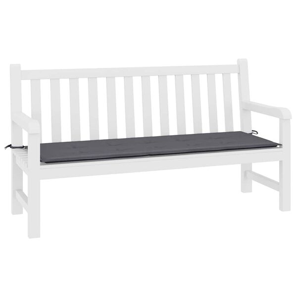 vidaXL Garden Bench Cushion Anthracite 200x50x4 cm Oxford Fabric