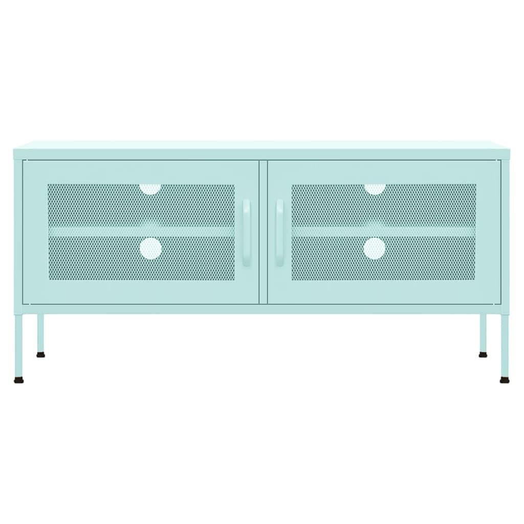 vidaXL TV Cabinet Mint 105x35x50 cm Steel