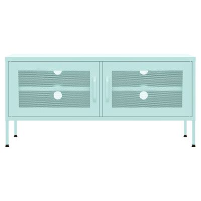 vidaXL TV Cabinet Mint 105x35x50 cm Steel