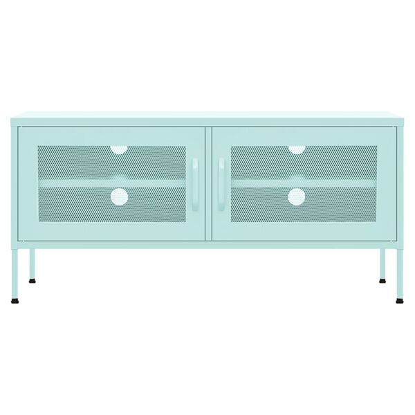 vidaXL TV Cabinet Mint 105x35x50 cm Steel