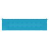 vidaXL Garden Bench Cushion Blue 200x50x3 cm Oxford Fabric