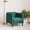 vidaXL Sofa Chair Dark Green Fabric