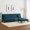 vidaXL 2 Piece Sofa Set with Pillows Dark Green Velvet