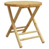 vidaXL 3 Piece Bistro Set Bamboo
