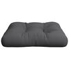 vidaXL Pallet Cushion 50x50x12 cm Grey Fabric