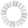 vidaXL Circular Gabion Raised Beds 3 pcs Galvanised Steel &Oslash;30x50 cm