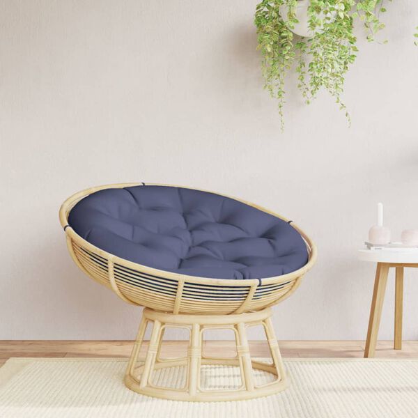 vidaXL Round Cushion Navy Blue &Oslash; 100x11 cm Oxford Fabric