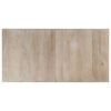vidaXL Dining Table White 160x80x75 cm Solid Mango Wood