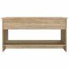 vidaXL Coffee Table Sonoma Oak 102x50x52,5 cm Engineered Wood