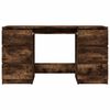 vidaXL Writing Desk Smoked Oak 140x50x77 cm Engineered Wood