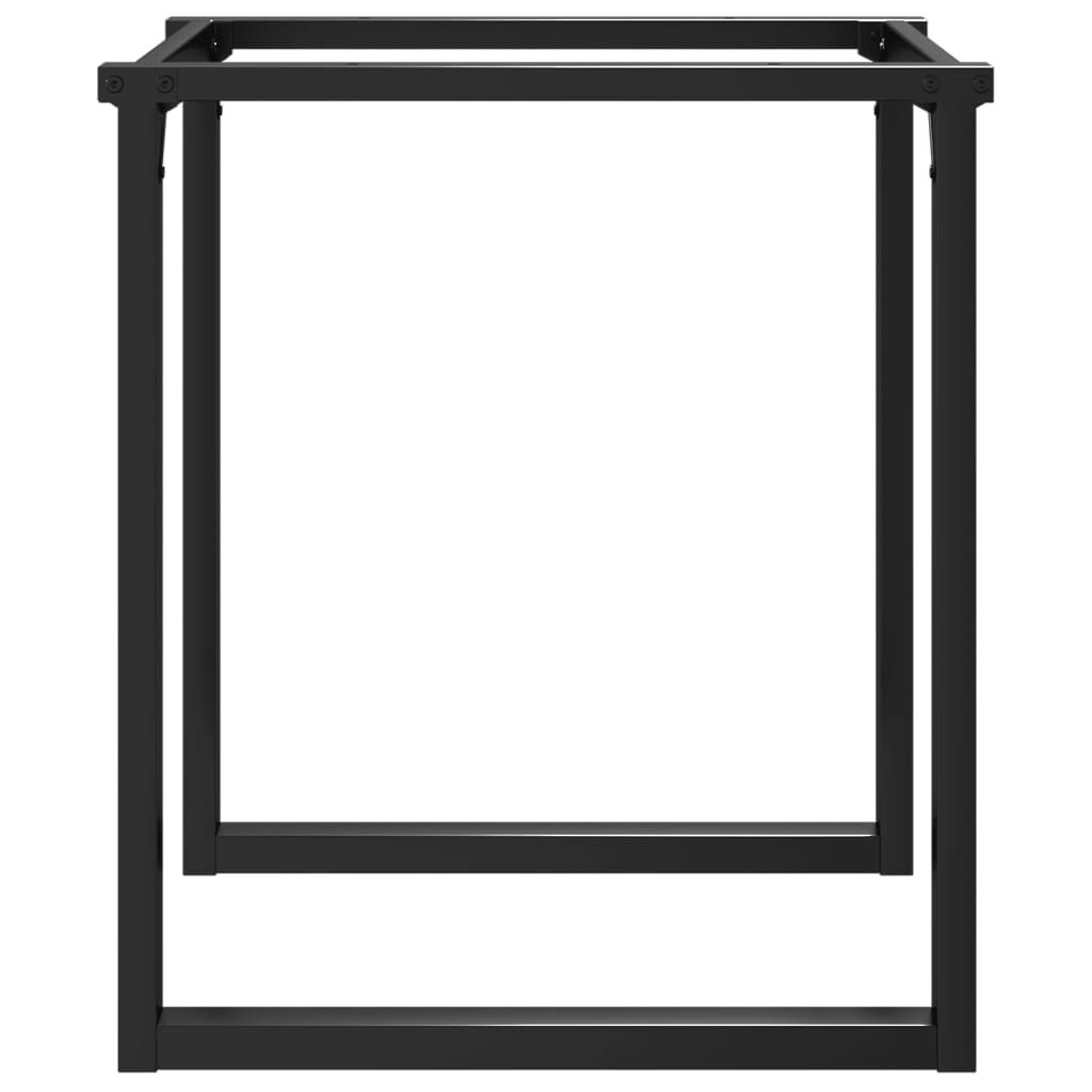 vidaXL Dining Table Legs O-Frame 60x60x73 cm Steel