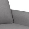 vidaXL Sofa Chair Light Grey 60 cm Fabric