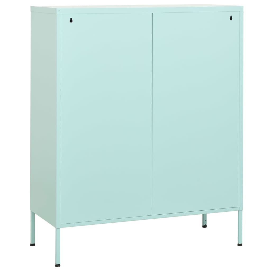 vidaXL Storage Cabinet Mint 80x35x101.5 cm Steel