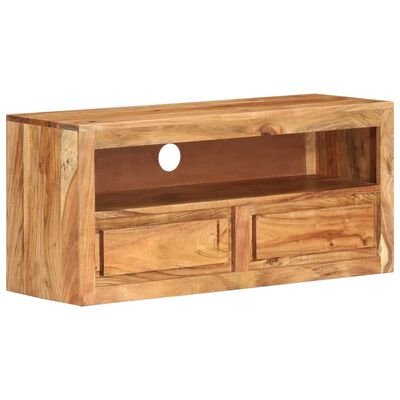 vidaXL TV Cabinet 88x30x40 cm Solid Wood Acacia