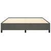 vidaXL Bed Frame without Mattress Dark Grey California King Velvet