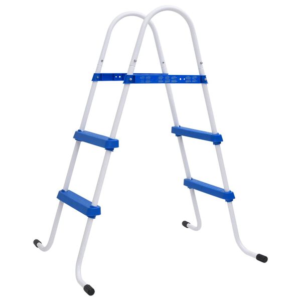 Steel Frame Pool Ladder Non-Slip Steps 84 cm