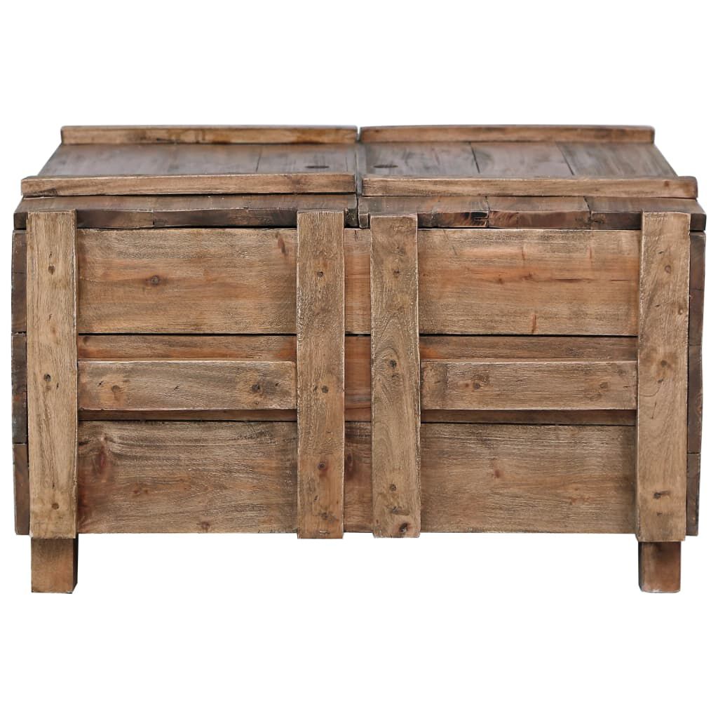 vidaXL Coffee Table 65x65x38 cm Solid Mahogany Wood