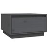 vidaXL Coffee Table Grey 55x56x32 cm Solid Wood Pine