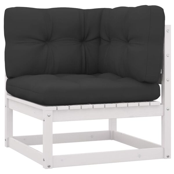vidaXL 6 Piece Garden Lounge Set with Cushions Solid Pinewood
