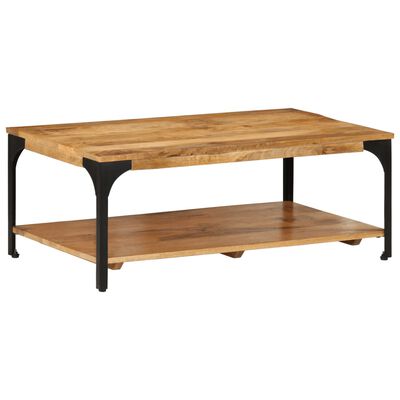 vidaXL Coffee Table Mango Wood 100x60x38 cm