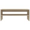 vidaXL Coffee Table Sonoma Oak 100x40x40 cm Engineered Wood
