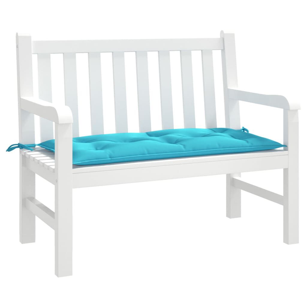 vidaXL Garden Bench Cushion Turquoise 100x50x7 cm Oxford Fabric