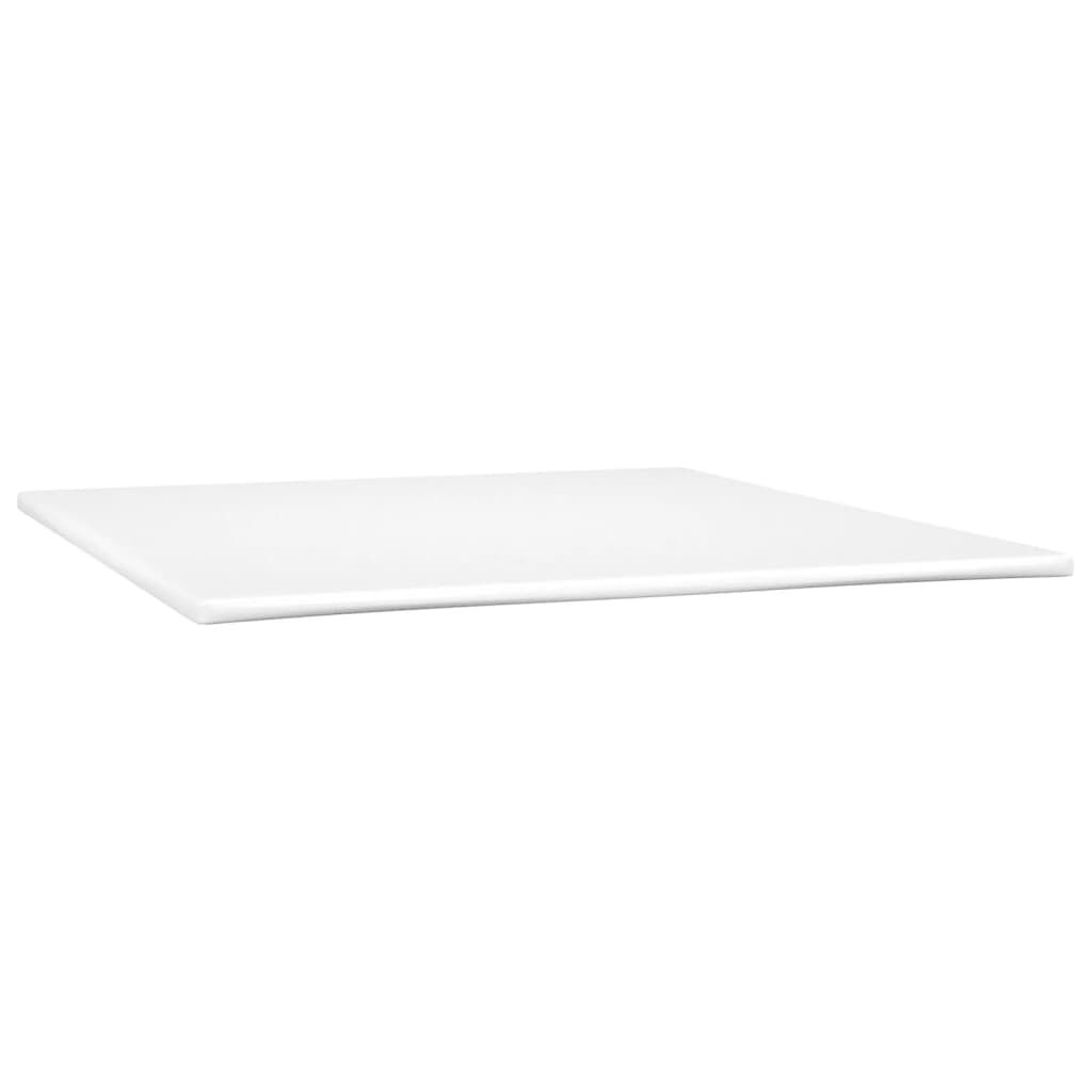 vidaXL Box Spring Bed with Mattress Light Grey 183x213 cm California King Velvet