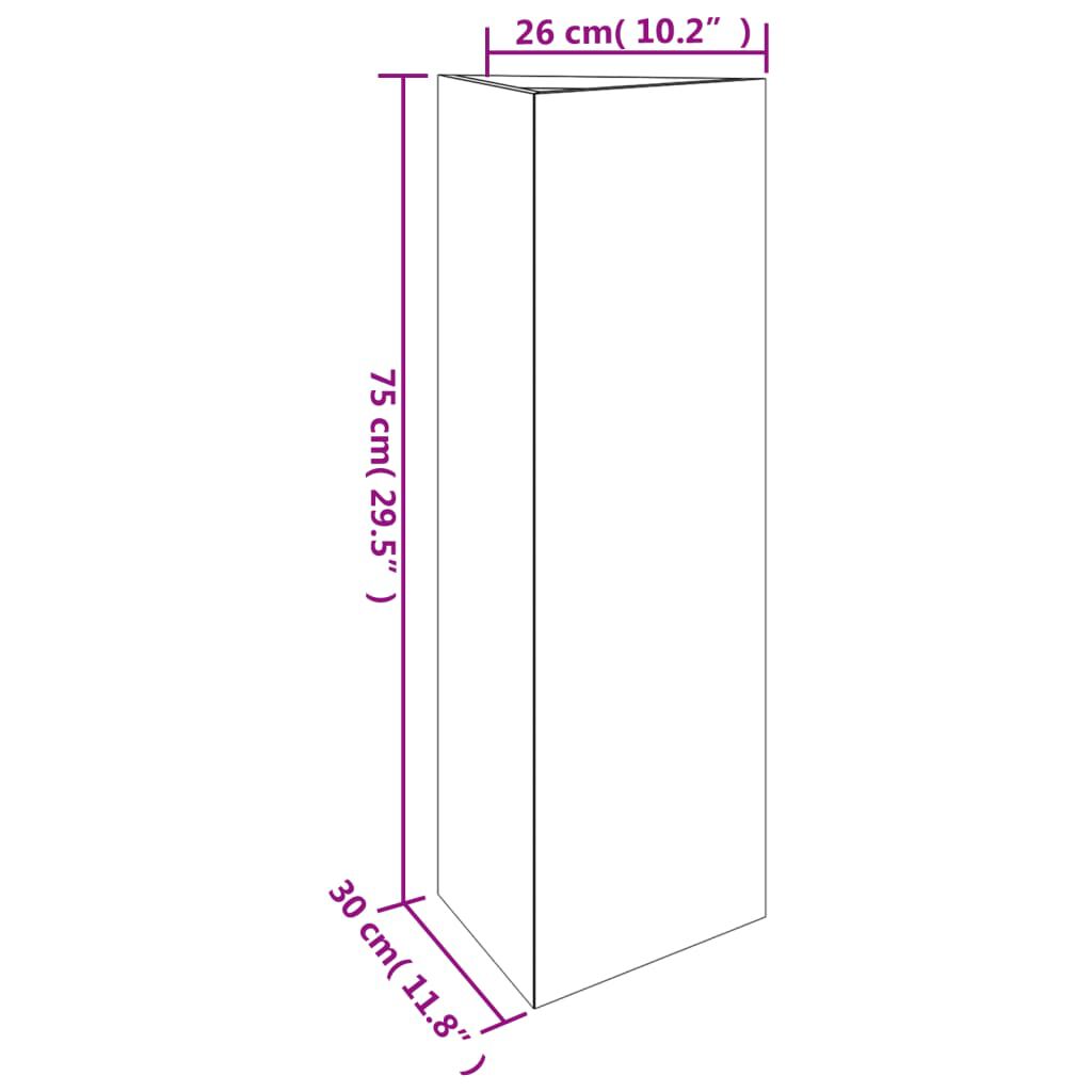 vidaXL Garden Planter 30x26x75 cm Corten Steel