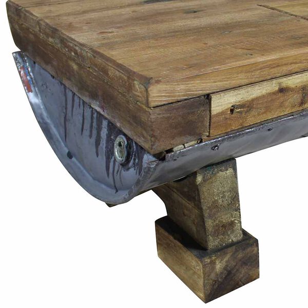 vidaXL Coffee Table Mixed Recycled Wood 90x50x35 cm