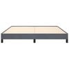 vidaXL Bed Frame without Mattress Dark Grey California King Velvet