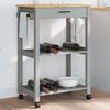 vidaXL Kitchen Trolley MONZA 60x40x88.5 cm Solid Wood Pine
