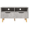vidaXL TV Cabinet Concrete Grey 90x40x48.5 cm Engineered Wood