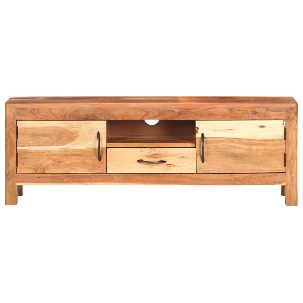 vidaXL TV Cabinet 116x30x40 cm Solid Acacia Wood