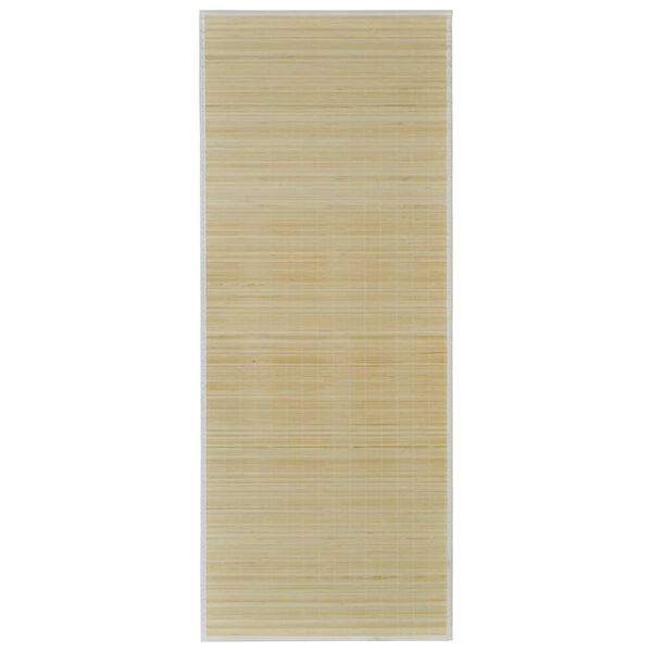 vidaXL Rug Bamboo 100x160 cm Natural