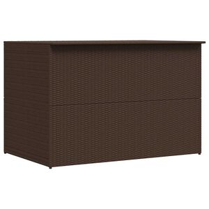 vidaXL Garden Storage Box Brown 150x100x100 cm Poly Rattan