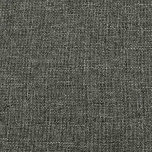 vidaXL Bed Frame without Mattress Dark Grey 100x203 cm Twin XL Fabric
